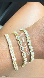 Pulseras en plata